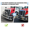 Deer Guard For Freightliner Cascadia 2008 2017 With Brackets Stainless Steel Chrome Stainless Steel