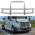 Deer Guard For Freightliner Cascadia 2008 2017 With Brackets Stainless Steel Chrome Stainless Steel