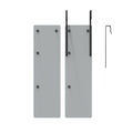 Wall Mount Mirror Set Of 2.Mdf Mirror Wall Mount At Horizontal & Vertical Hanging White Mdf