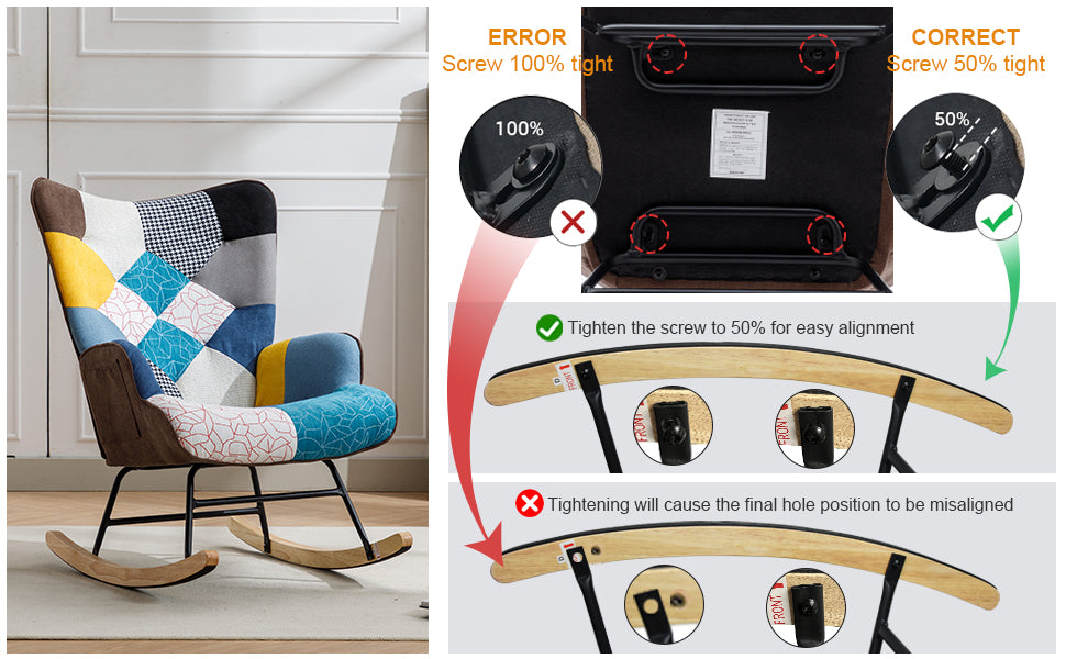 Modern Patchwork Accent Chair With Solid Wood Armrest And Feet, Mid Century Modern Accent Sofa, Fabric Sofa Chair For Living Room Bedroom Studio, Comfy Side Armchair For Bed Blue Antique Blue Foam Cotton Linen