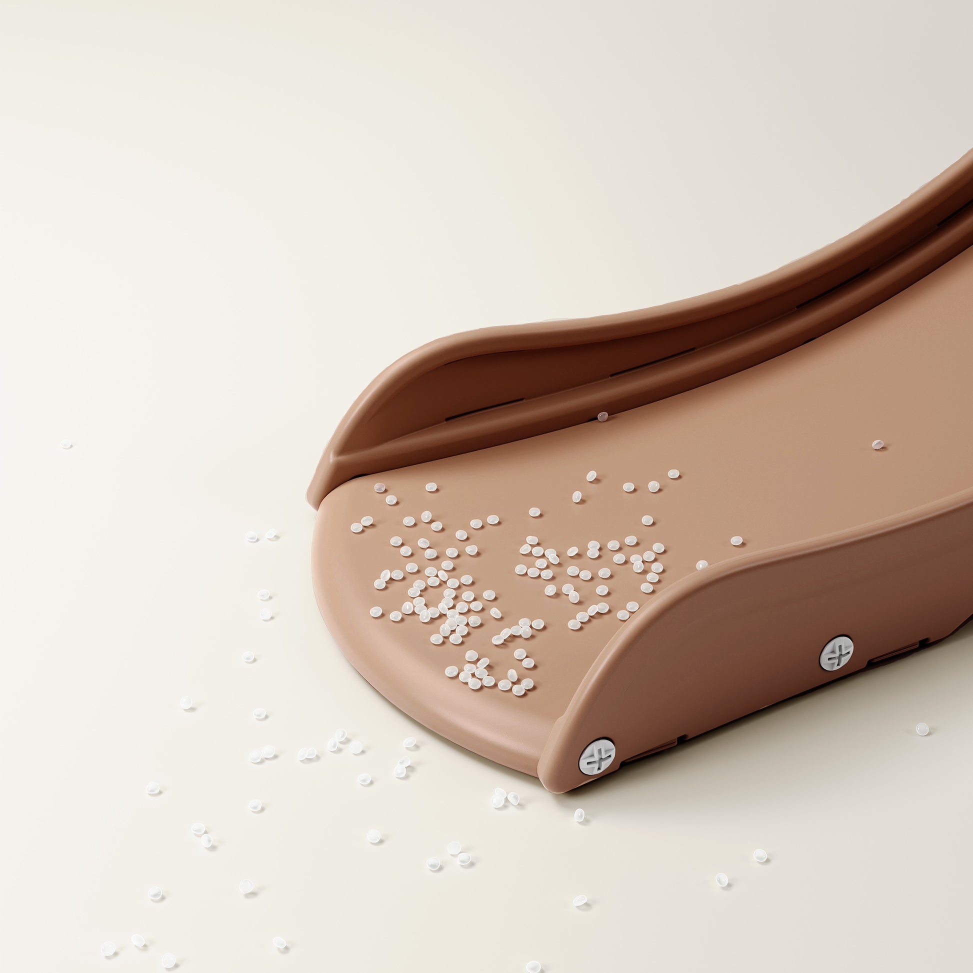 4 In 1 Toddler Slide And Swing Set, Kids Playground Climber Slide Playset With Basketball Hoop,Freestanding Combination For Babies Coffee 50 99 Lbs Hdpe