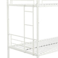 Metal Bunk Bed White White Metal