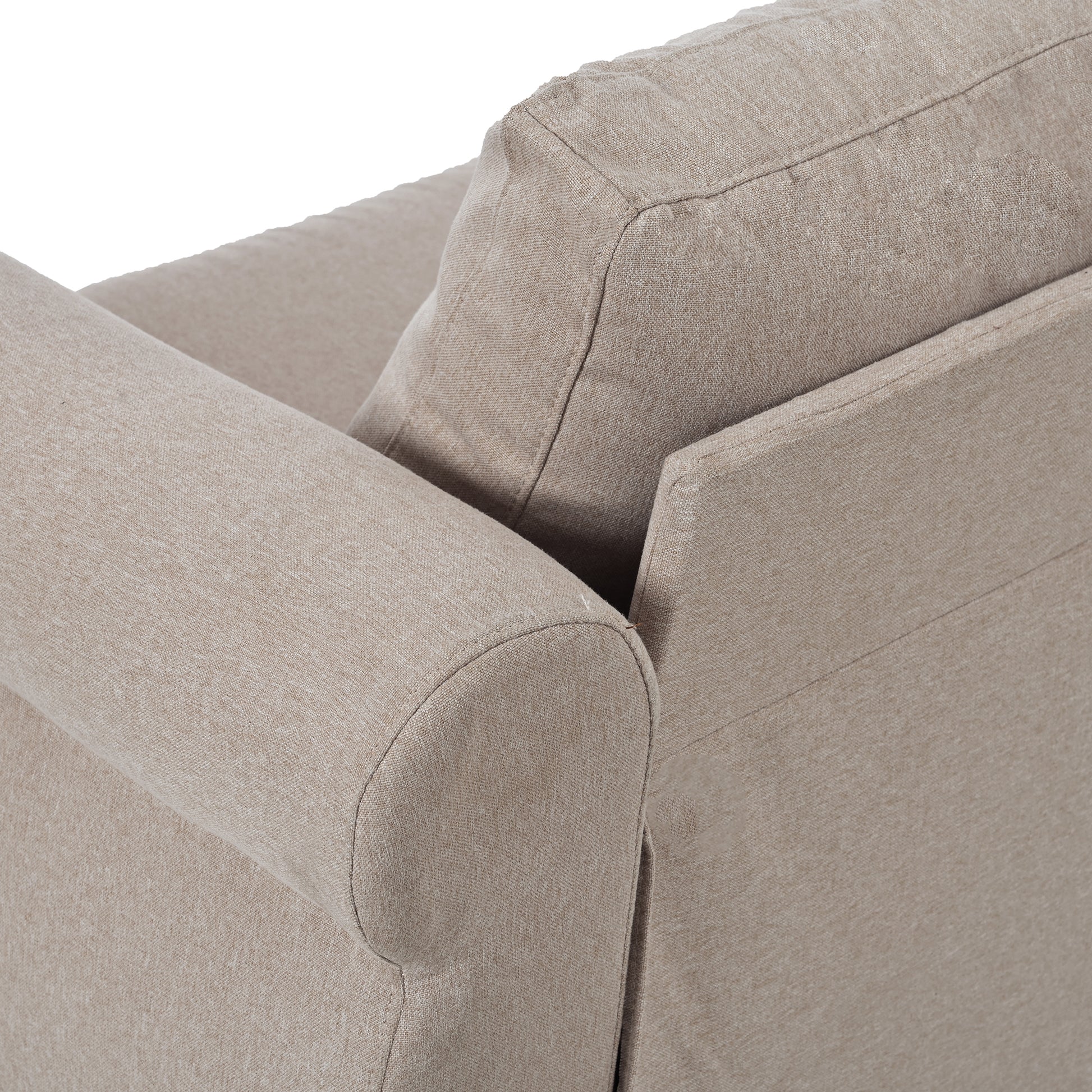 80.7'' 2 In 1 Sofa Bed Sleeper With Large Mattress 63''*70.9*3.3 Inch , For Living Room Spaces Bedroom Beige Polyester