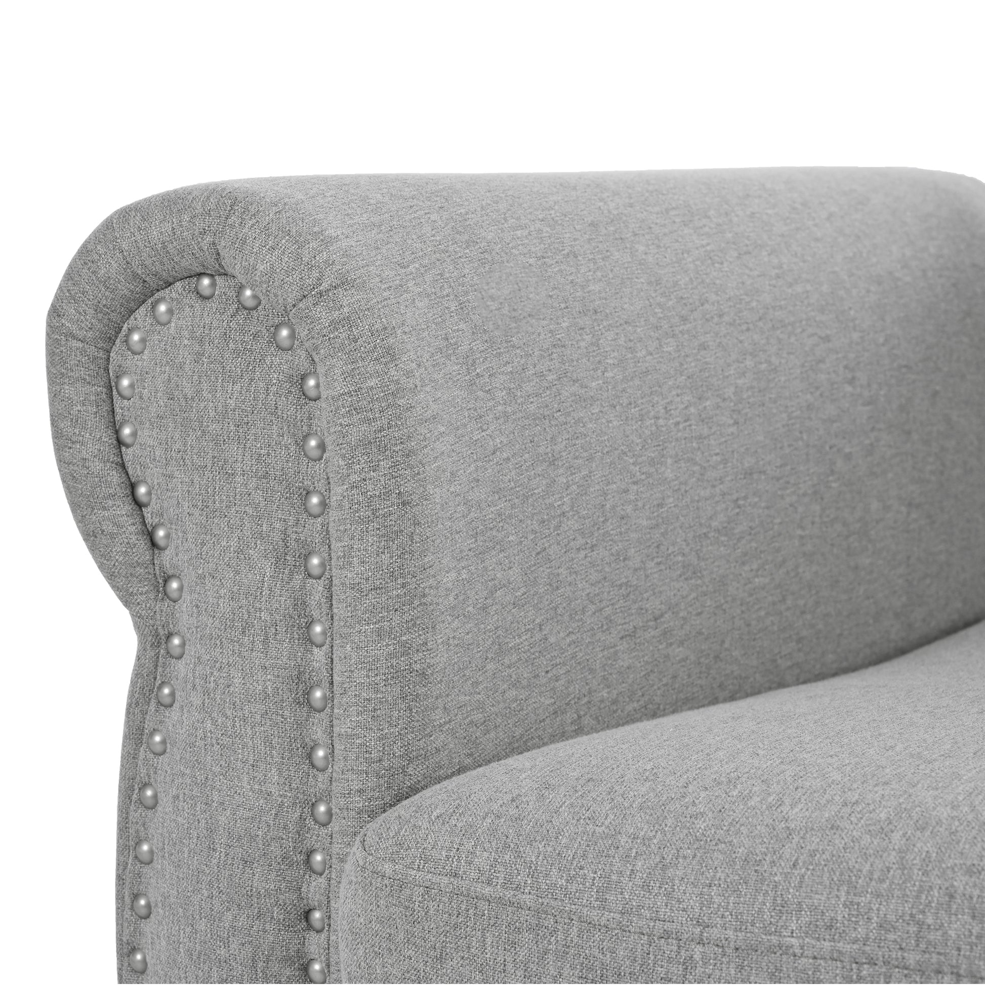 80.7'' 2 In 1 Sofa Bed Sleeper With Large Memory Mattress 63''*70.9*3.3 Inch , For Living Room Spaces Bedroom Gray Polyester