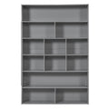 Twin Over Twin Bunk Bed With 2 Drawers And Multi Layer Cabinet, Gray Gray Solid Wood Mdf