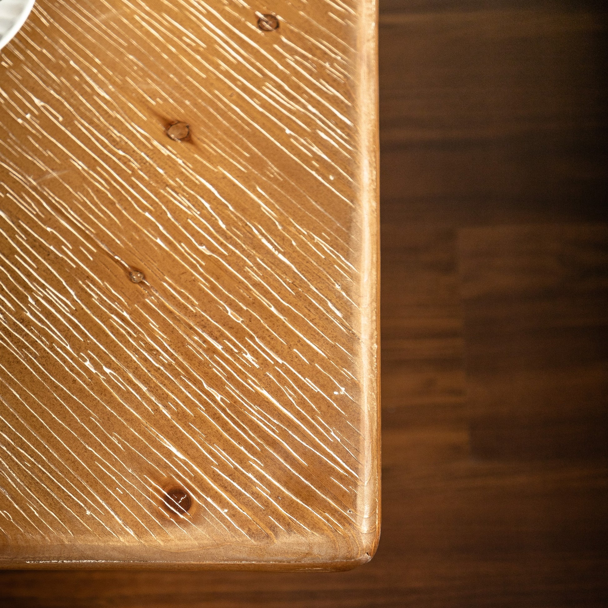 35.43"Vintage Style Ladder Shaped Coffee Table, For Office, Dining Room And Living Room,Brown Brown Solid Wood Mdf