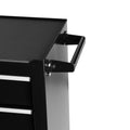 5 Drawers Rolling Tool Chest Cabinet With Wheels, Tool Storage Cabinet And Tool Box Organizer For Garage Warehouse Workshop, Black Black Steel