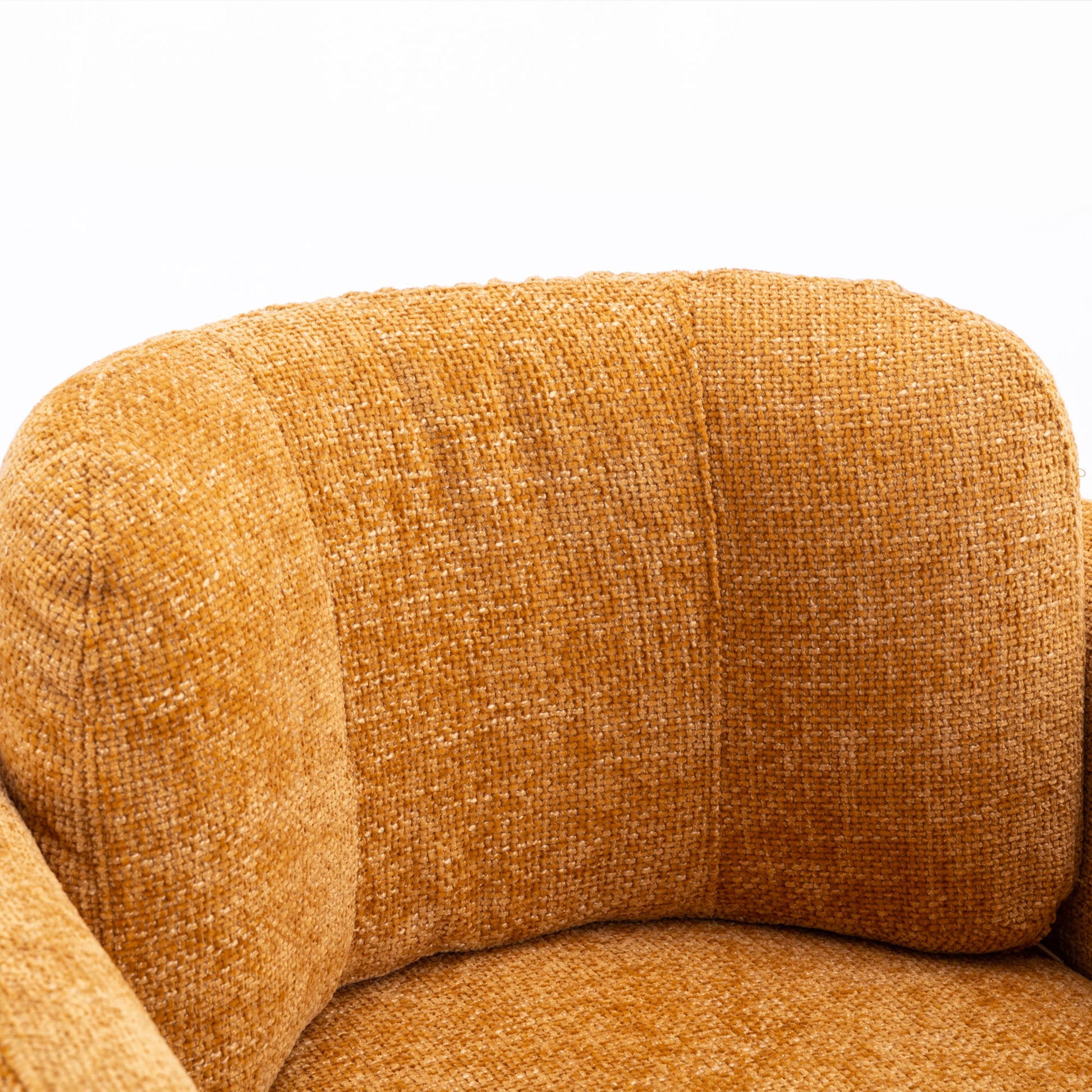 Mid Century Modern Barrel Accent Chair Armchair For Living Room, Bedroom, Guest Room,Office, Pumpkin Orange Pumpkin Orange Upholstered