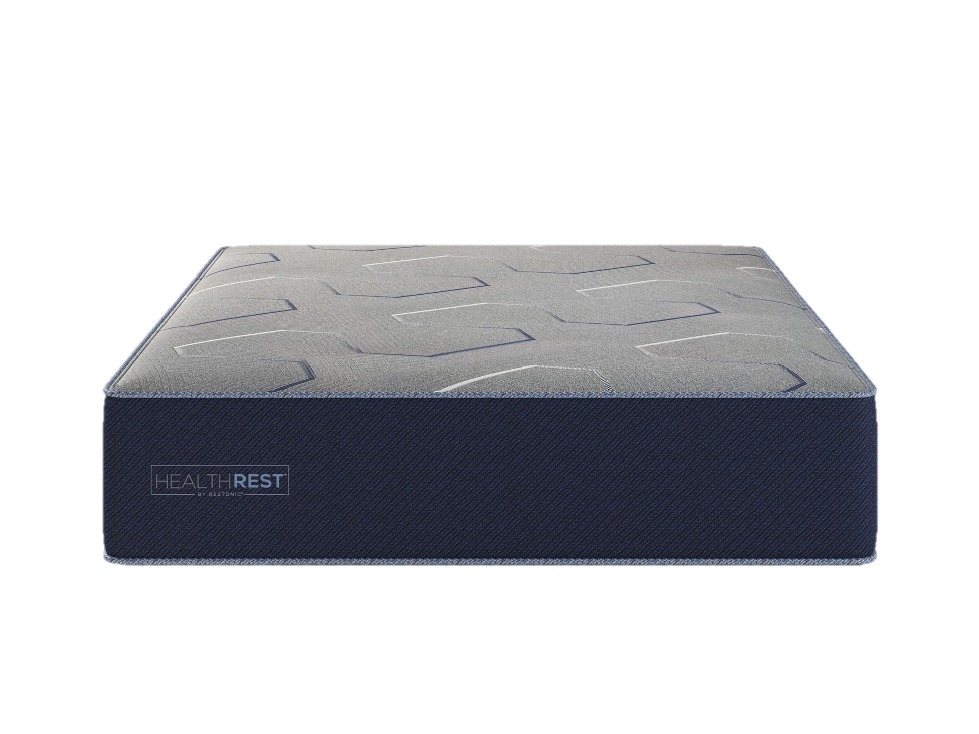 Healthrest By Restonic Polarbreeze Lux Firm, Queen Navy Blue Steel Foam