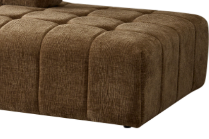 Wks3 Piano Key Combination Sofa, 2 Single Seats Plus 1 Luxury Cloth Sofa, Brown Brown Fabric
