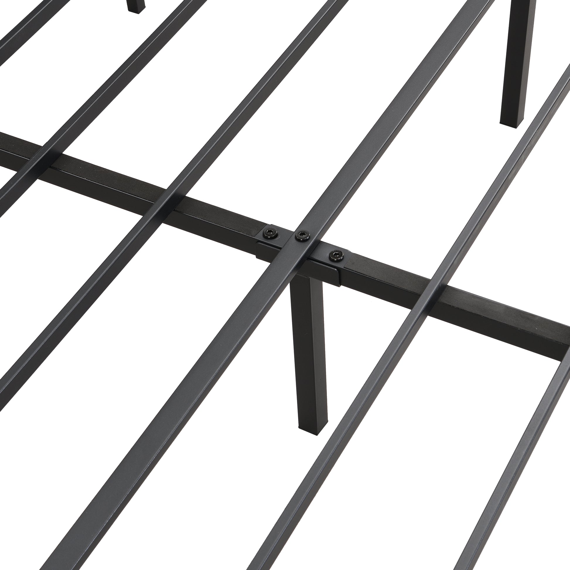 King Bed Frames With Storage Headboard And Drawers, Led Platform Bed Frame King Size, Led Upholstered Bed Frame With Charging Station, No Box Spring Needed, Easy Assembly, Grey Box Spring Not Required King Gray Metal Bedroom Bed Frame Mdf Metal