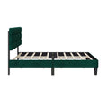 Queen Bed Frame With Headboard,Sturdy Platform Bed With Wooden Slats Support,No Box Spring,Mattress Foundation,Easy Assembly Green Green Wood