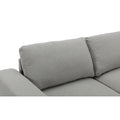 Large Sofa, 74.8 Inch Linen Fabric Loveseat Couch Mid Century Modern Upholstered Accent Couches For Living Room, Apartment, Bedroom,Light Grey Light Grey Linen Wood Dining Room Medium Soft Cushion Back Foam Linen 2 Seat
