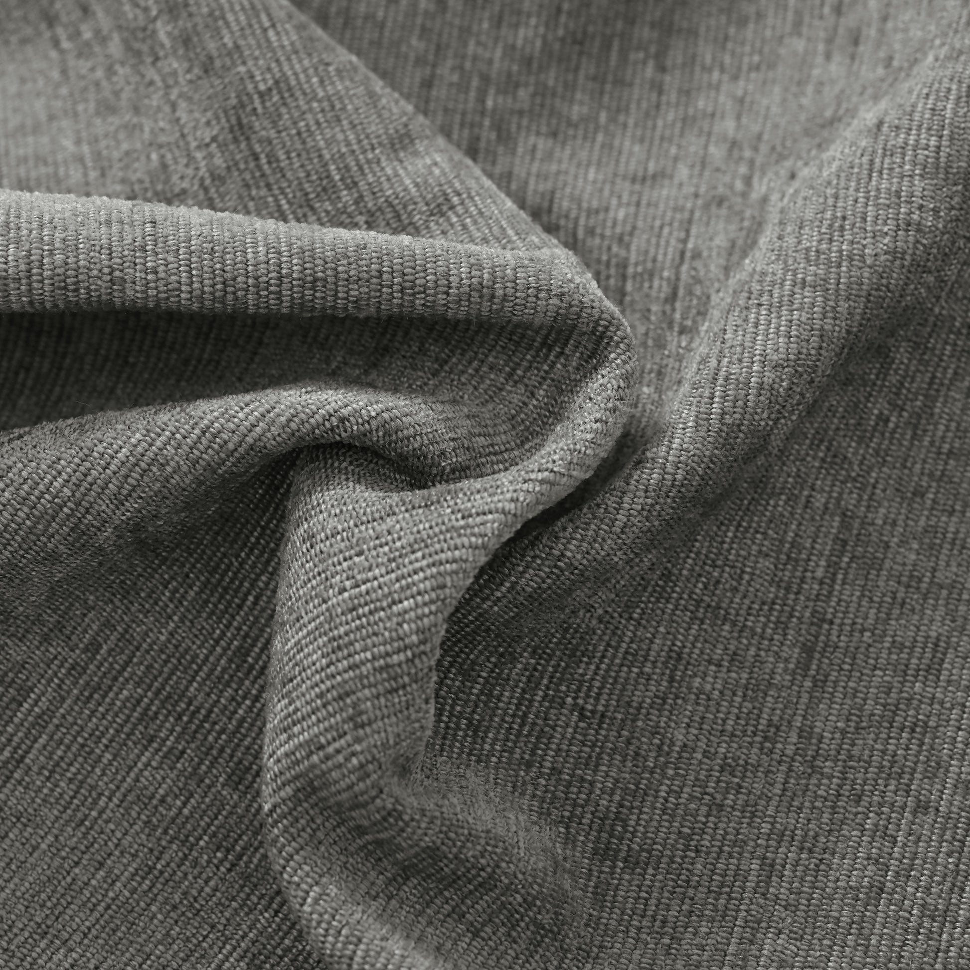 Three Indoor Cushioned Combination Sofas With Three Pillows And Curved Seat, For Living Room, Study Room, And Apartment Gray Polyester