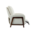 Coolmore Recliner Chair Adjustable Home Theater Single Fabric Recliner Sofa Furniture With Thick Seat Cushion And Backrest Modern Living Room Recliners Beige Boucle