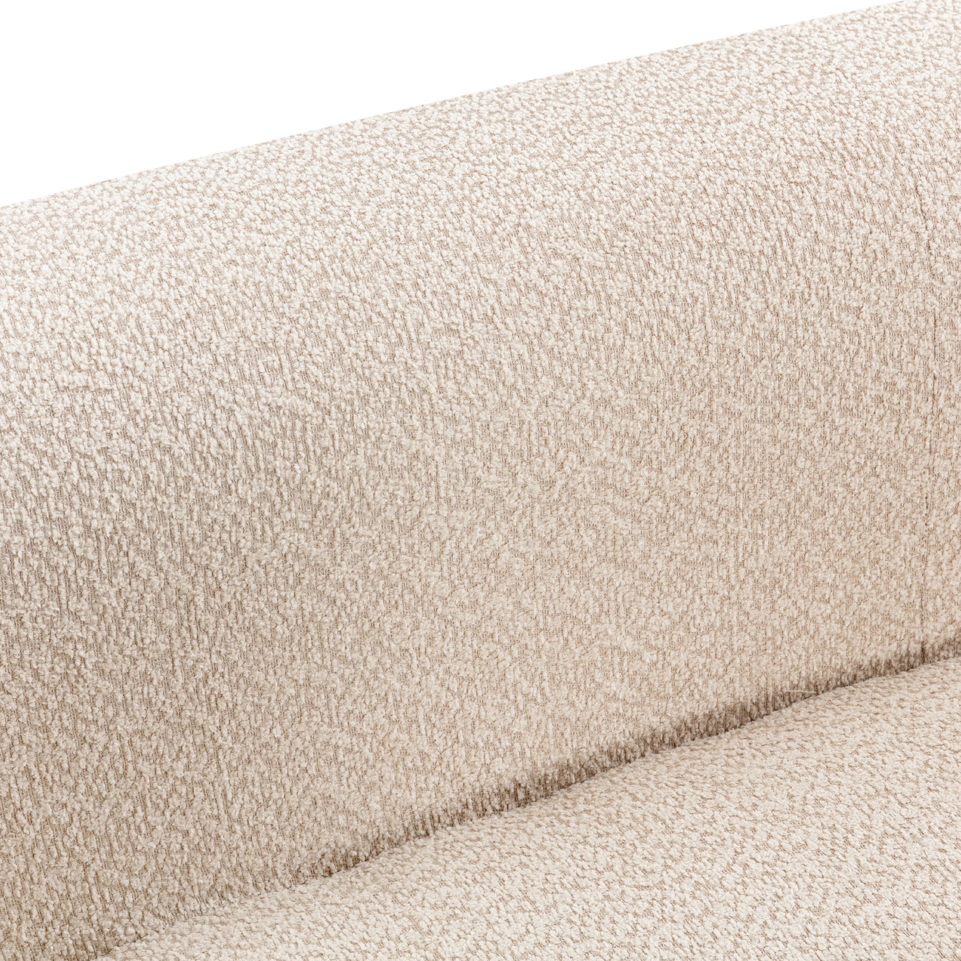 109.4" Curved Chaise Lounge Modern Indoor Sofa Couch For Living Room, Beige Old Sku:Wf313109Aaa Beige Boucle