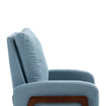 Coolmore Recliner Chair Adjustable Home Theater Single Fabric Recliner Sofa Furniture With Thick Seat Cushion And Backrest Modern Living Room Recliners Light Blue Boucle