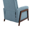 Coolmore Recliner Chair Adjustable Home Theater Single Fabric Recliner Sofa Furniture With Thick Seat Cushion And Backrest Modern Living Room Recliners Light Blue Boucle