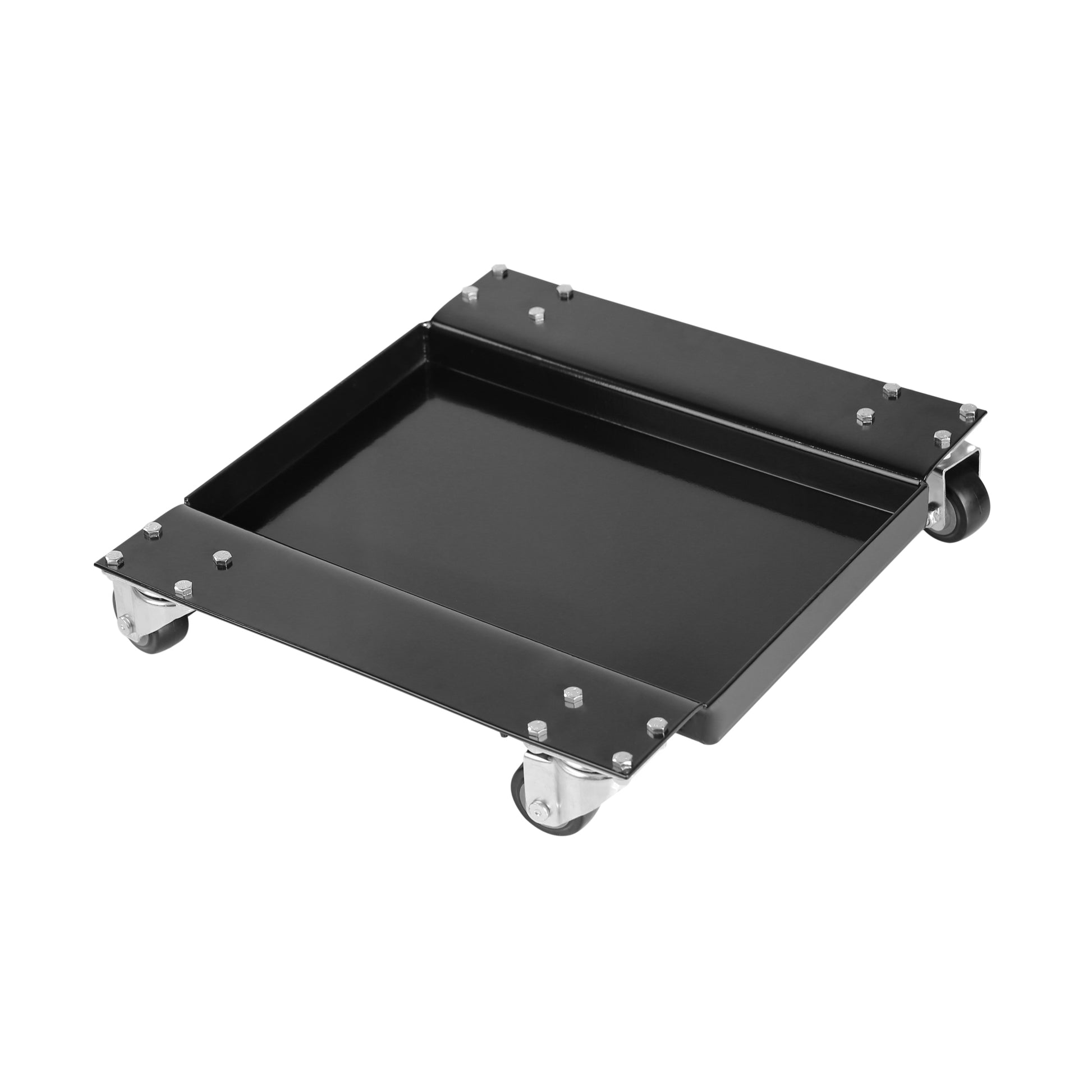 Motorcycle Lift Scissor Jack Steel Wide Deck Hoist Crank Center Stand 1100 Lbs Capacity For Motorcycles, Atvs, Dirt Bikes Black And Silver Steel