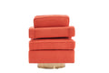 Swivel Barrel Chair For Living Room,360 Degree Swivel Club Modern Accent Single Sofa Chair, Small Leisure Arm Chair For Nursery, Hotel, Bedroom, Office Orange Primary Living Space Modern Faux Fur