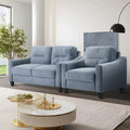 Couch Comfortable Sectional Couches And Sofas For Living Room Bedroom Office Small Space Gray Velvet 1 Seat