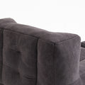 Fluffy Bean Bag Chair, Comfortable Bean Bag For Adults And Children, Super Soft Lazy Sofa Chair With Memory Foam And Ottoman, Indoor Modern Focus Bean Bag Chair For Living Room, Bedroom, Apartment Black Velvet