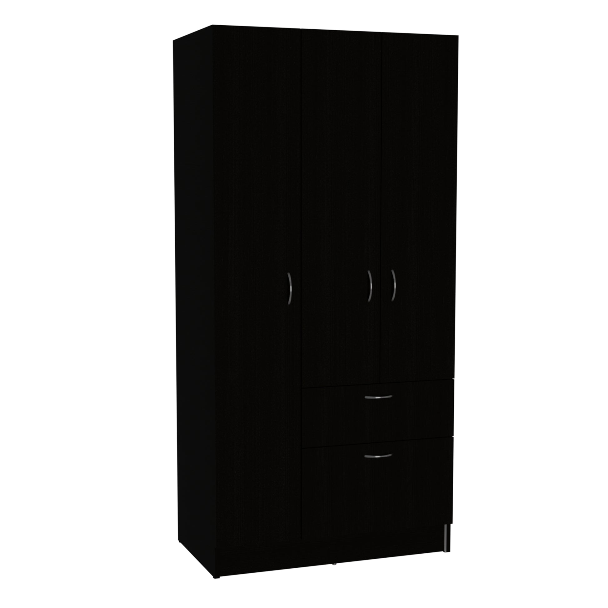 Armoire Cobra, Bedroom, Black White White Black Particle Board Particle Board