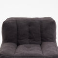 Fluffy Bean Bag Chair, Comfortable Bean Bag For Adults And Children, Super Soft Lazy Sofa Chair With Memory Foam And Ottoman, Indoor Modern Focus Bean Bag Chair For Living Room, Bedroom, Apartment Black Velvet