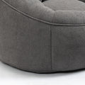 Bedding Bean Bag Sofa Chair High Pressure Foam Bean Bag Chair Adult Material With Padded Foam Padding Compressed Bean Bag With Footrest Grey Microfiber