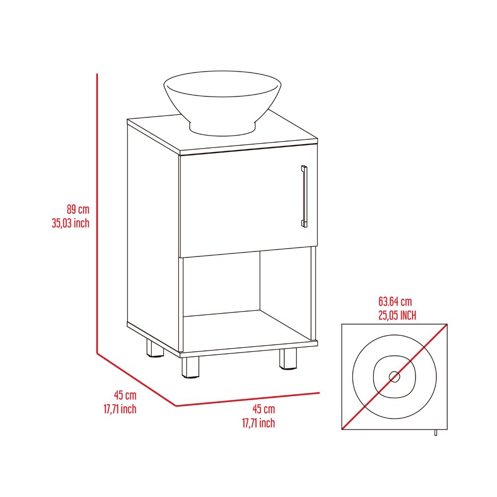 Single Bathroom Vanity Pigmag, Bathroom, Black Black Particle Board Particle Board