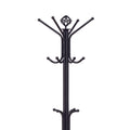 Black Metal Coat Rack Black Primary Living Space Traditional Metal