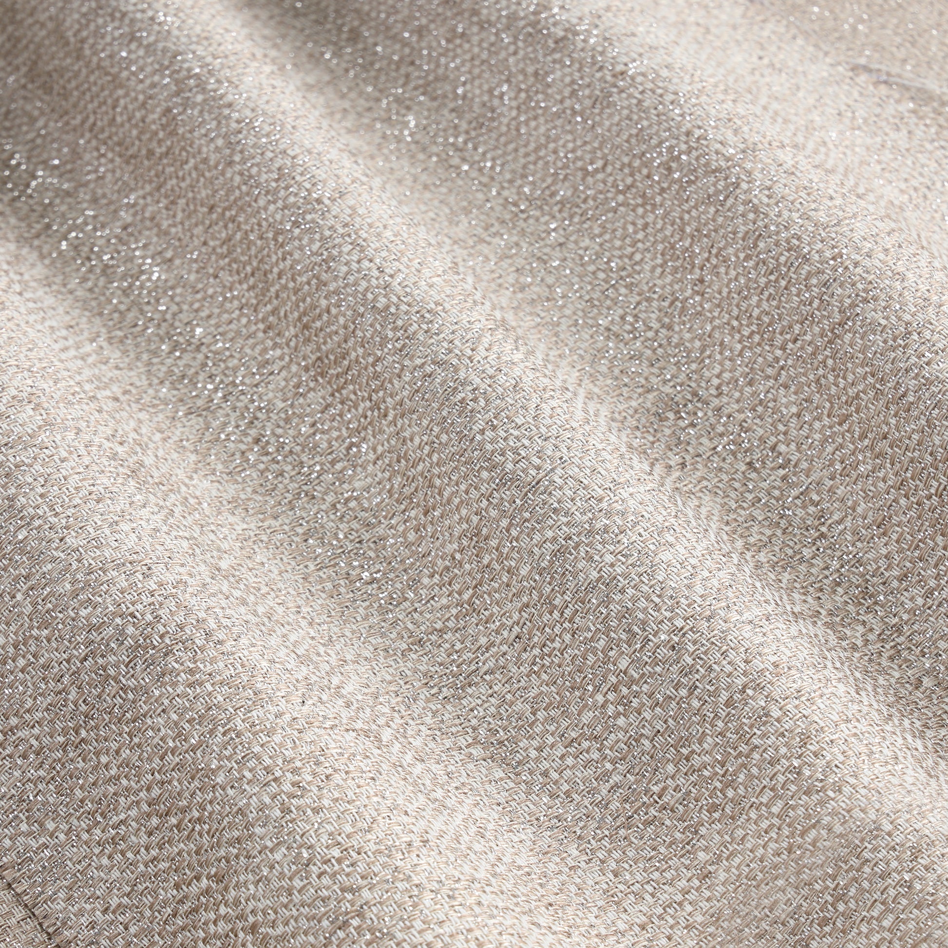 3 Piece Living Room Set Beige Linen