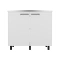 Utility Sink Cabinet Burwood, Kitchen, White White Particle Board Particle Board
