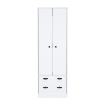 Armoire Hobbs, Bedroom, White White Particle Board Particle Board