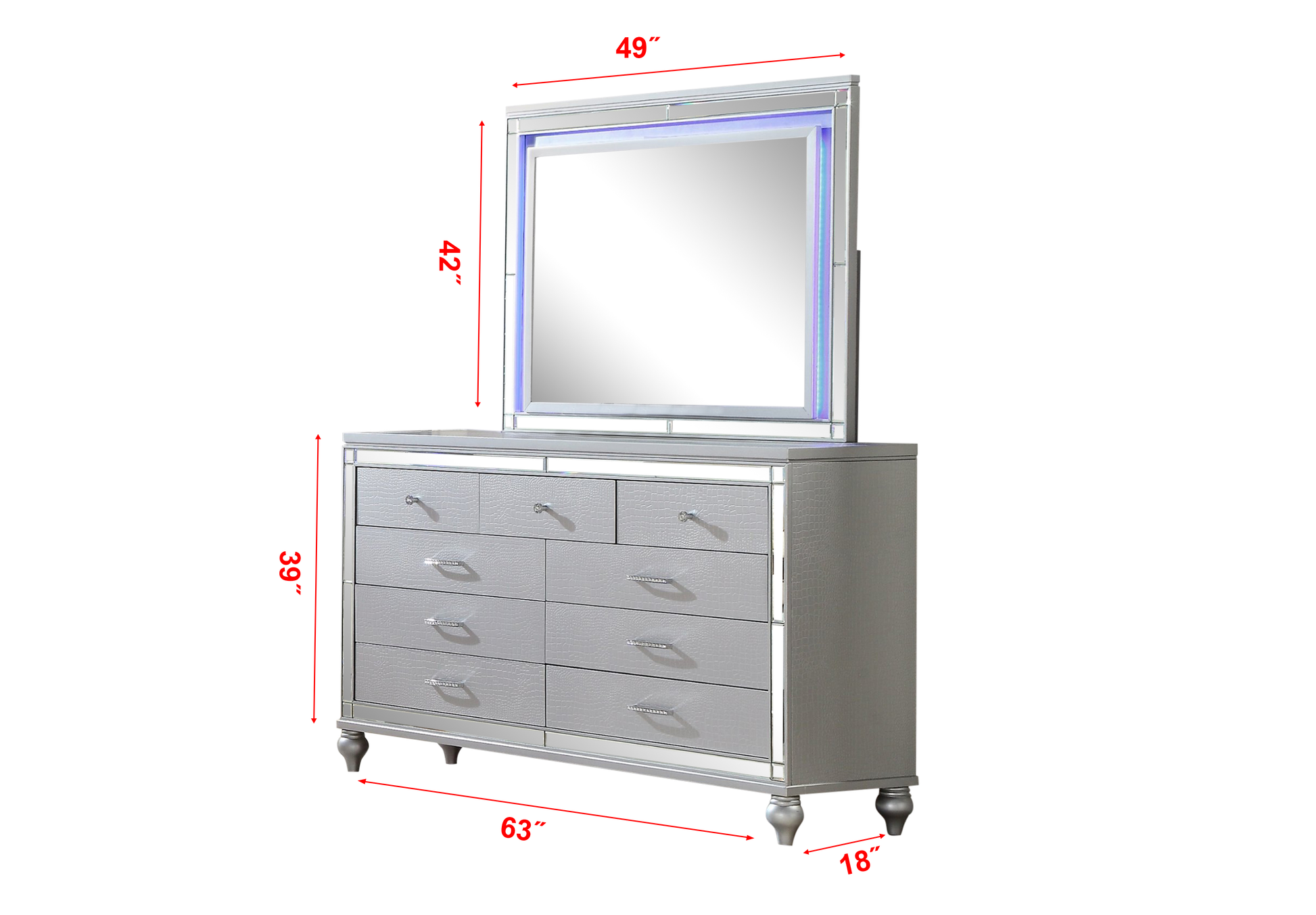 Upholstery Wooden King 4 Pc Bedroom Set With Ambient Lighting In Black Velvet Finish Box Spring Required King Black Wood 4 Piece Set Bedroom Bed Included,Dresser Included,Mirror Included,Nightstand