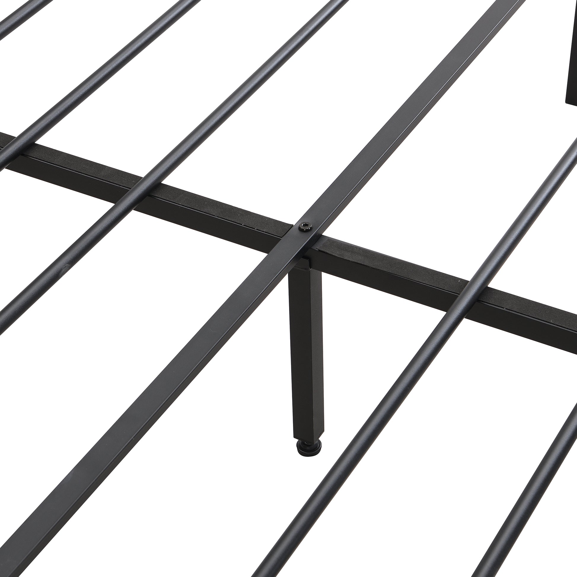 Full Size Metal Platform Bed Frame With Upholstery Storage Function Headboardand Usb Liner And Footboard With Drawersno Box Spring Needed, Large Under Bed Storage, Easy Assemble Black Grey Mdf Metal