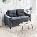 Couch Comfortable Sectional Couches And Sofas For Living Room Bedroom Office Small Space Black Velvet 2 Seat