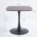 Special Dining Table,Mdf Dining Tablekitchen Table,Black And Walnut,Exective Desk Matte Black Mdf