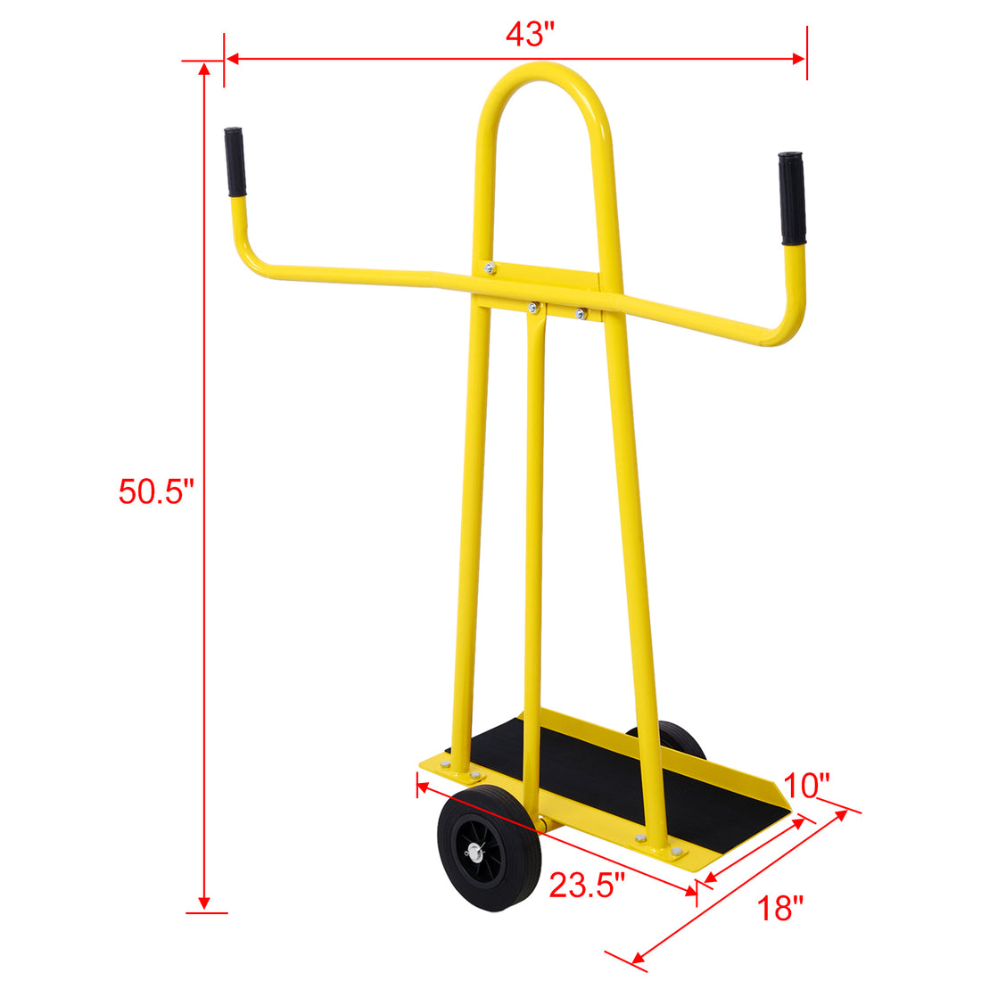 Steel Panel Cart,Drywall Sheet Cart & Panel Dolly 750Lbs Panel Service Cart Yellow Steel