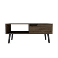 Hamburg Coffee Table, One Open Shelf, One Drawer Brown Mdf Engineered Wood
