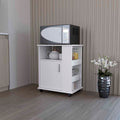 Clayton Kit Lower Microwave Cabinet White Mdf Engineered Wood