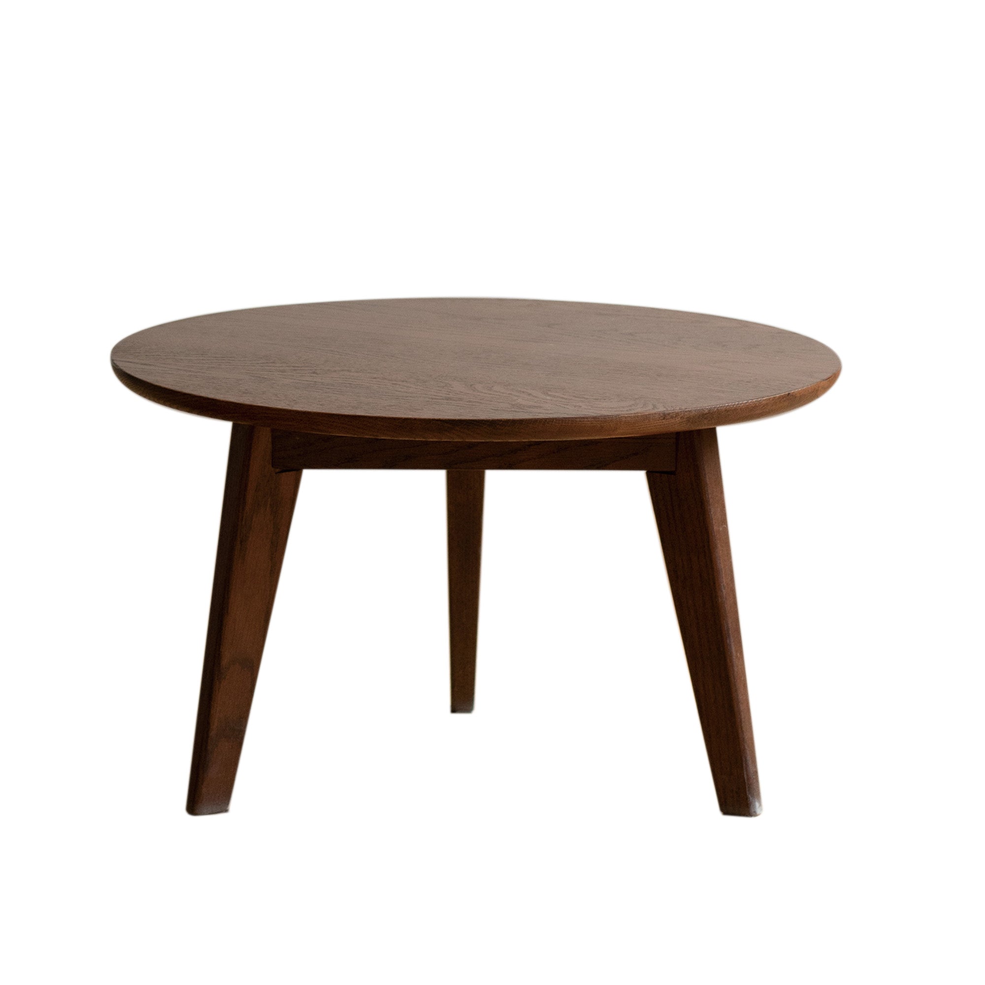 Center Table Low Table 100% Solid Oak Wood Top Plate Desk Coffee Table Width 60 X Depth60 X Height 35 Cm Study Desk Work From Home Easy To Assemble Walnut Color Wood Desk Oak Brown Primary Living Space Oak Round Open Storage Coffee & End Tables Wood