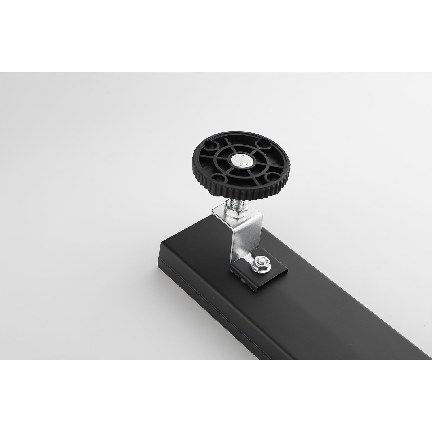 28 Inches Linear Shower Drain, Included Hair Strainer And Leveling Feet Matt Black Stainless Steel