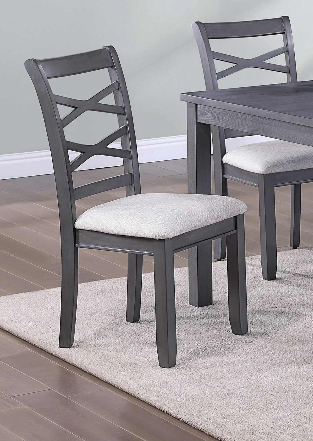 Dining Room Furniture Modern 6Pcs Set Dining Table 4X Side Chairs And A Bench Rubberwood Unique Design Back Chair Wooden Top Gray Wood Dining Room Bench Seating Birch Rectangular Dining Table With Chair And Bench Wood Wood Grey Mix Seats 6 60 Inches