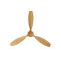 52 Inch Decorative Solid Wood Without Light 6 Speed Remote Control Reversible Dc Motor For Home Matte White Metal & Wood