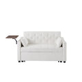 Cream White Velvet Sofa Bed Cream White Velvet Wood Tufted Back Foam Velvet 2 Seat