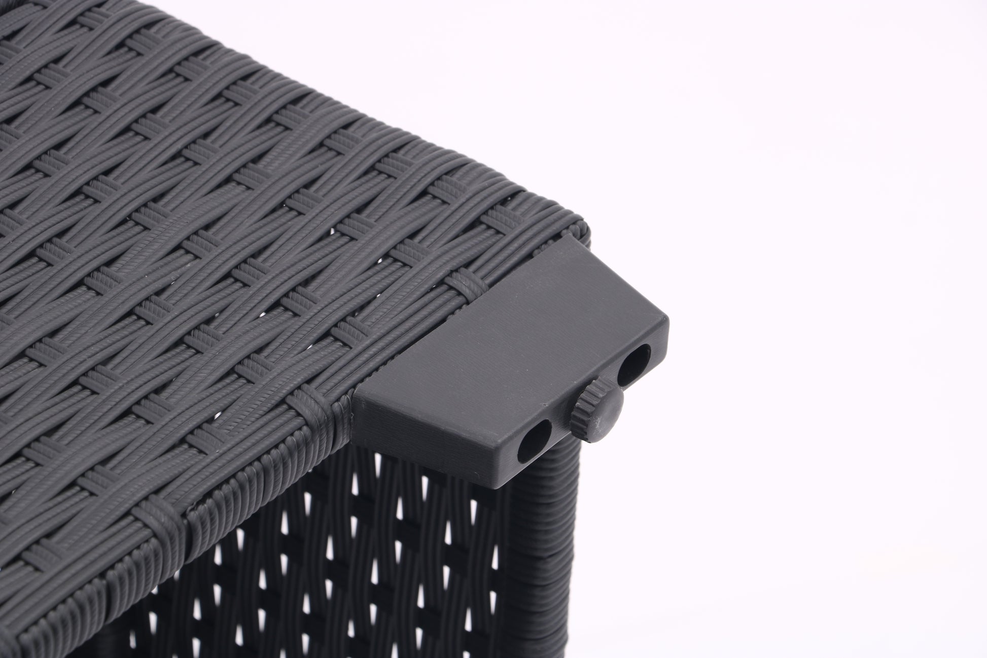 Outdoor Patio Chaise Lounge Chair,Lying In Bed With Pe Rattan And Steel Frame,Pe Wickers,Pool Recliners With Elegant Reclining Adjustable Backrest And Removable Cushions Sets Of 2 Black Navy Blue Yes Black Blue Weather Resistant Frame Pe Rattan Iron