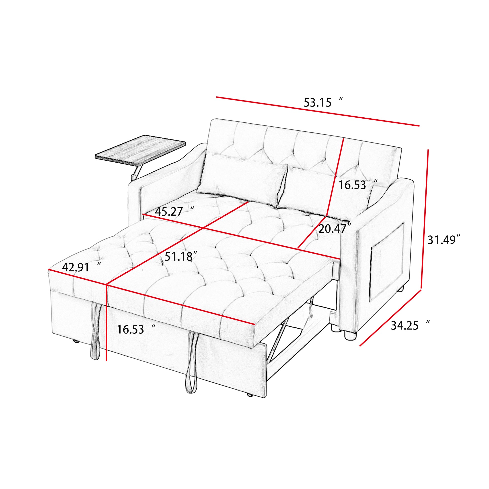 Pink Velvet Sofa Bed Pink Velvet Wood Tufted Back Foam Velvet 2 Seat
