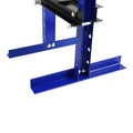 Steel H Frame Hydraulic Garage Shop Floor Press With Stamping Plates, With Pressure Gauge,6 Ton Capacity, Blue Blue Steel