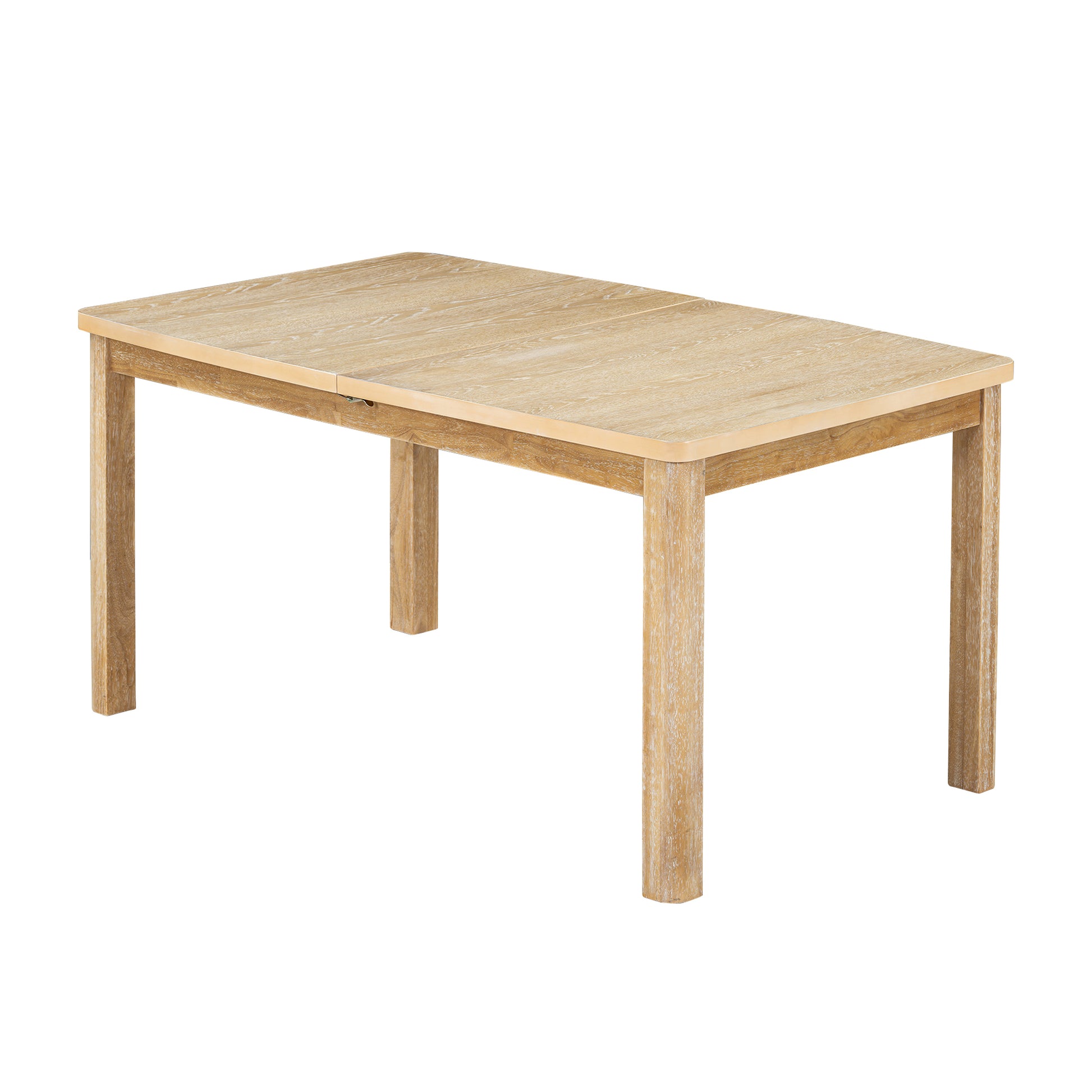 Rustic Extendable 84Inch Dining Table Set With 24Inch Removable Leaf6 Upholstered Armless Dining Chairs And 2 Padded Arm Chairs, 9 Pieces, Natural Wood Dining Room Extendable Rubberwood Rectangular Dining Table With Chair Upholstered Chair Wood Natural